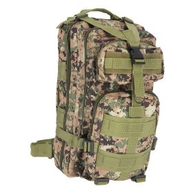 Military Tactical Backpacks Molle System Woodland Color multi-compartment and zippered closure pockets