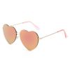 Lovely love rimless sunglasses; versatile women's decoration ins; same style; versatile; cut edge love glasses;