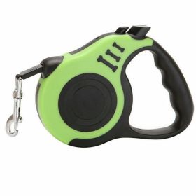 Automatic Retractable Dog Leash Pet Collar Automatic Walking Lead FreeLeash (Length: 3m, Color: Green)