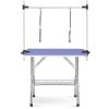 Professional Dog Pet Grooming Table Large Adjustable Heavy Duty Portable w/Arm & Noose & Mesh Tray